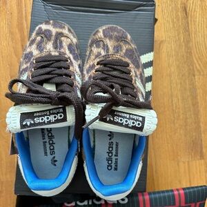 Adidas Wales Bonner Samba Pony Leopard Print Women's